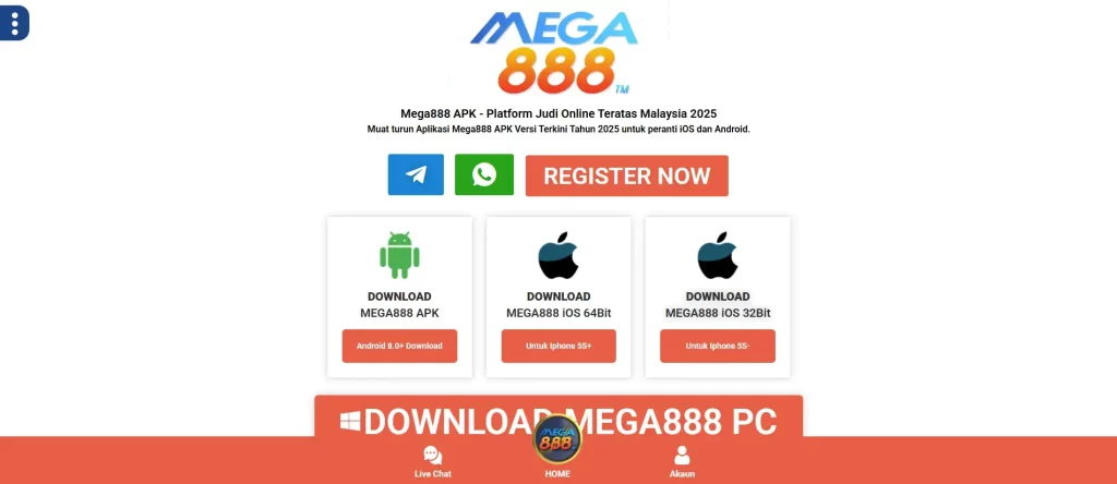 Download Mega888 on MEGA88.VIP