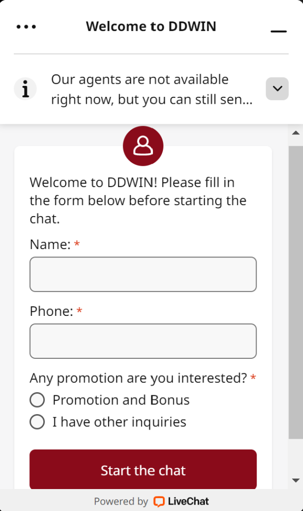 DDWIN77 Customer Support