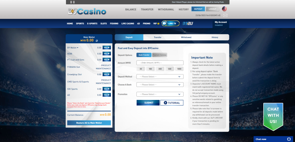 B9Casino-payment-method