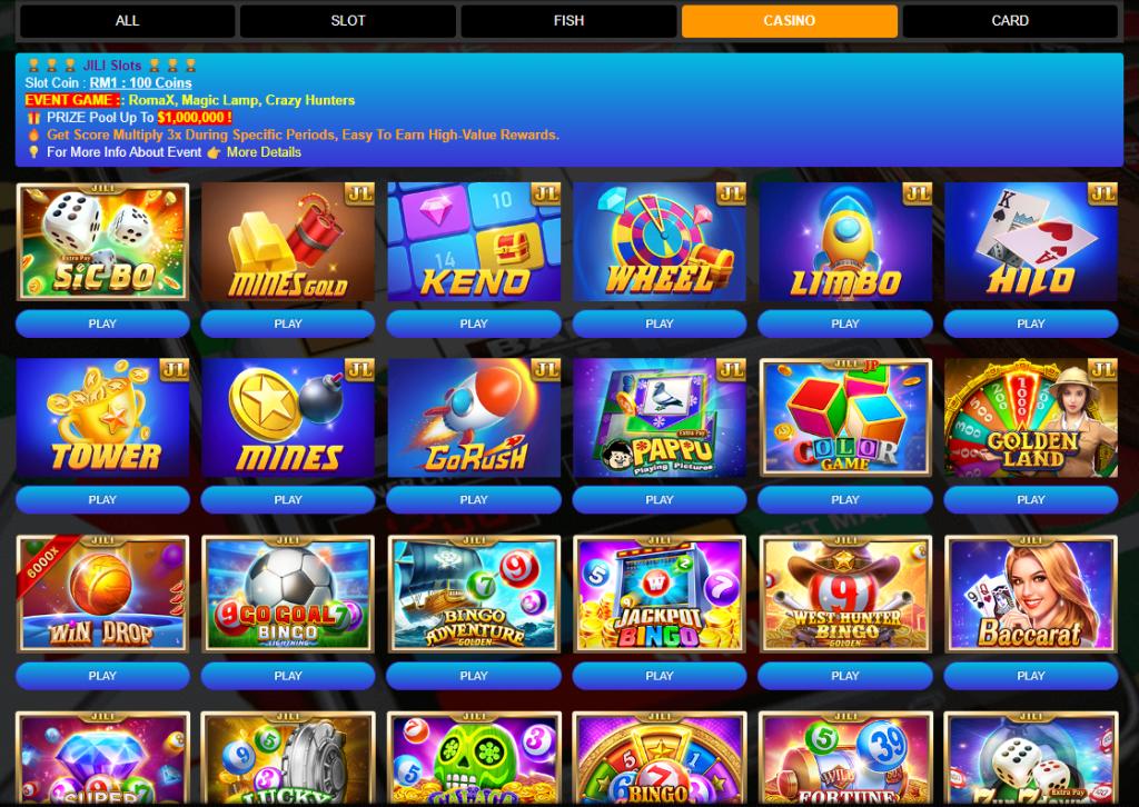 meta888 casino games