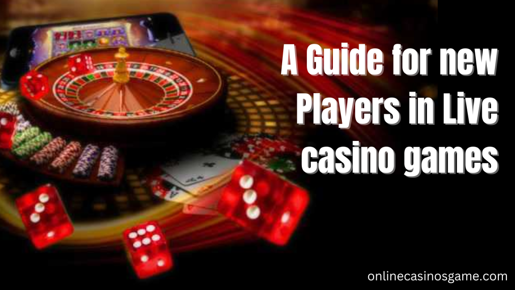 A Guide for New Players in Live Casino Games