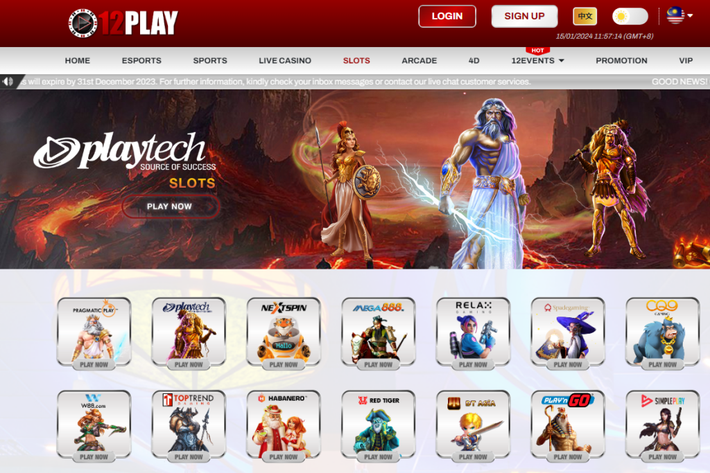 12 PLAY Casino Online Slots: 