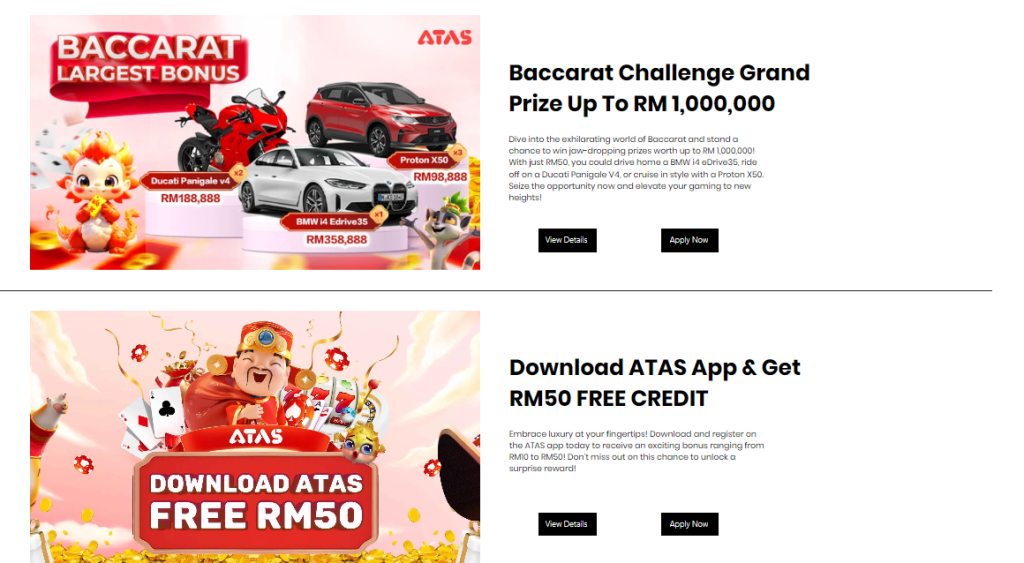 atas promotions