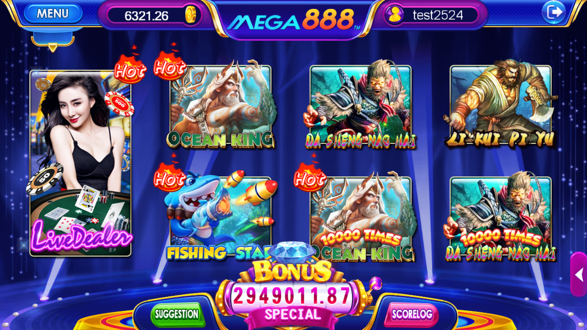 Mega888 Fish Shooting Games